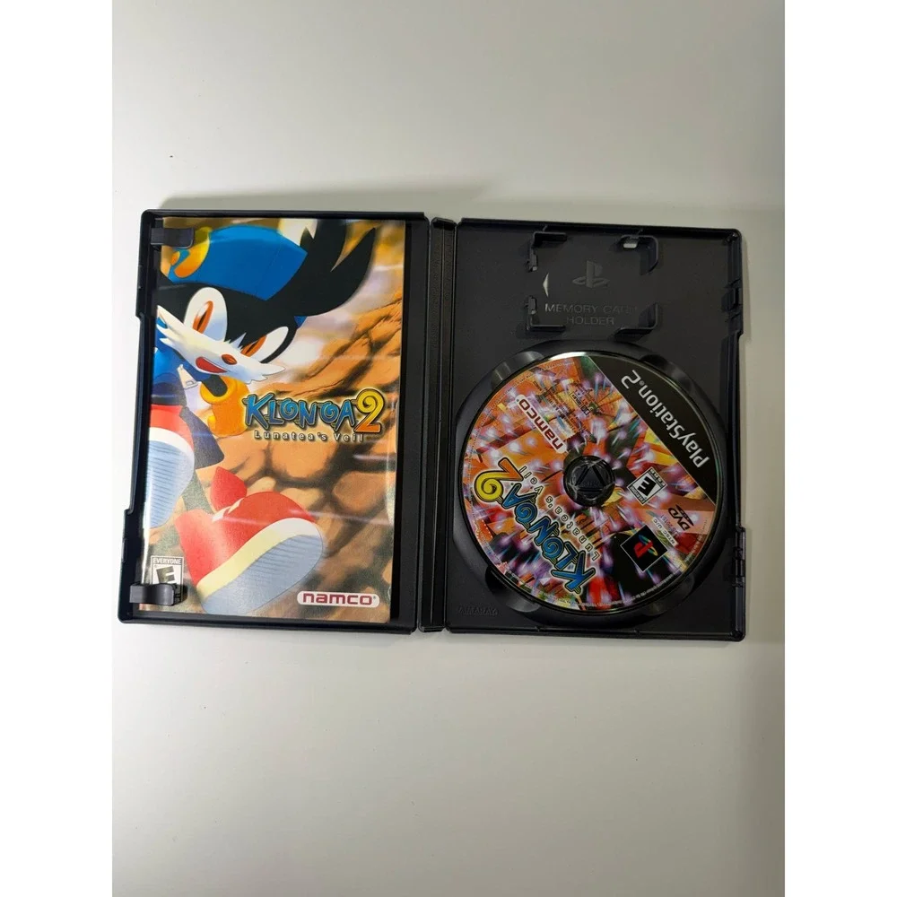 Klonoa 2 Lunateas Veil Sony PlayStation 2 PS2 Namco Platformer CIB Complete